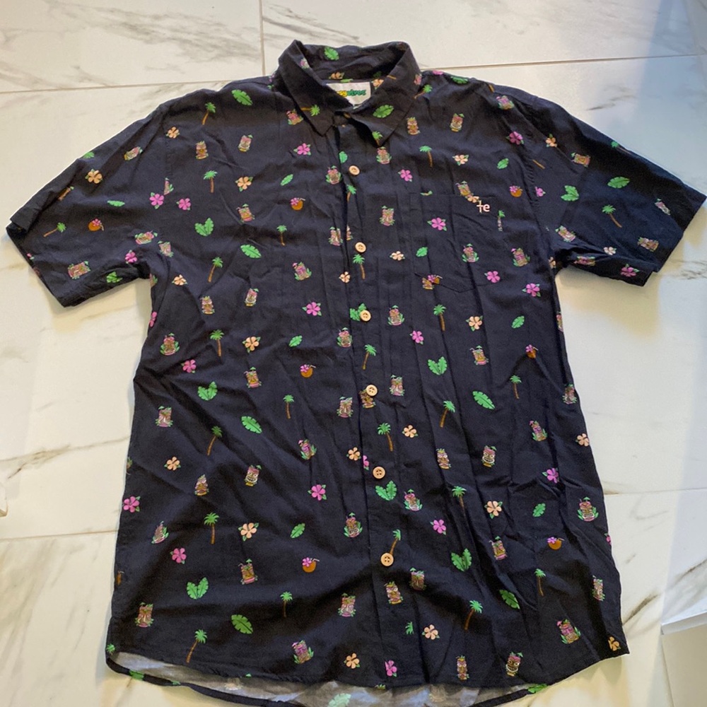 Tipsy Elves Tiki Button Down Shirt